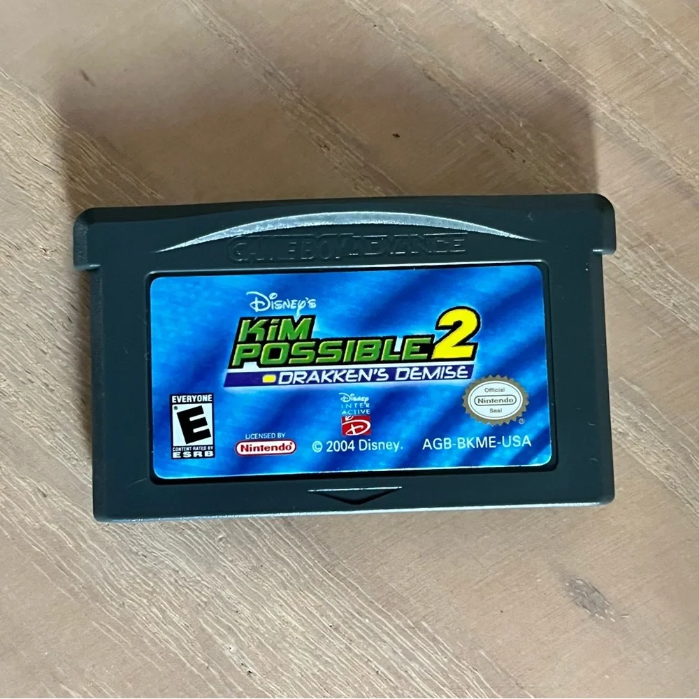 DISNEY'S Kim Possible 2: Drakken's Demise Game Boy Advance GBA Video Game